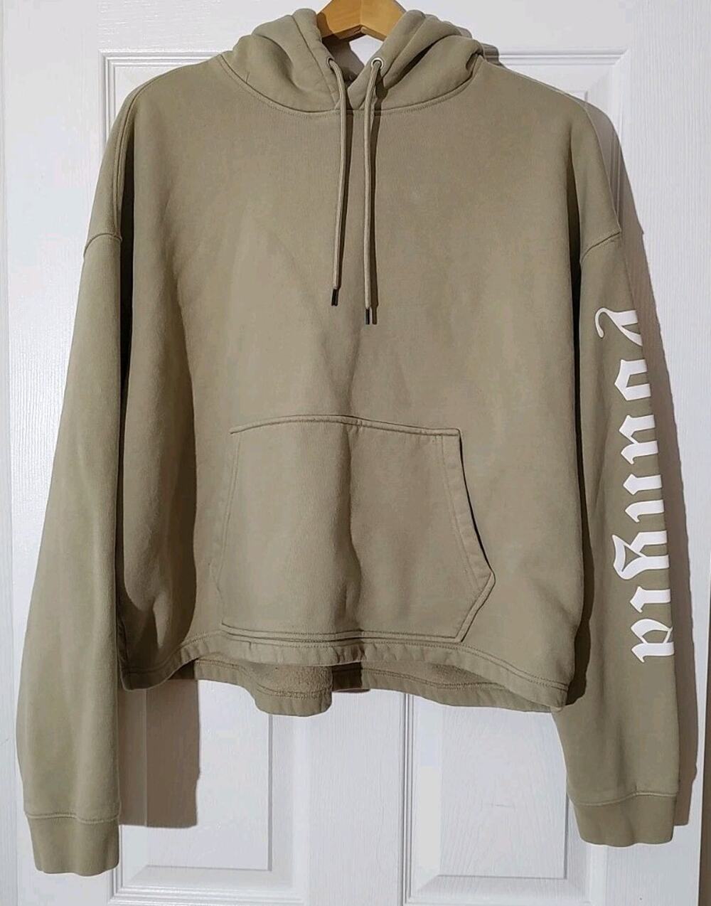 Men's YoungLA Freeflow Hoodie Sweatshirt Tan 5093 Heavyweight - XL